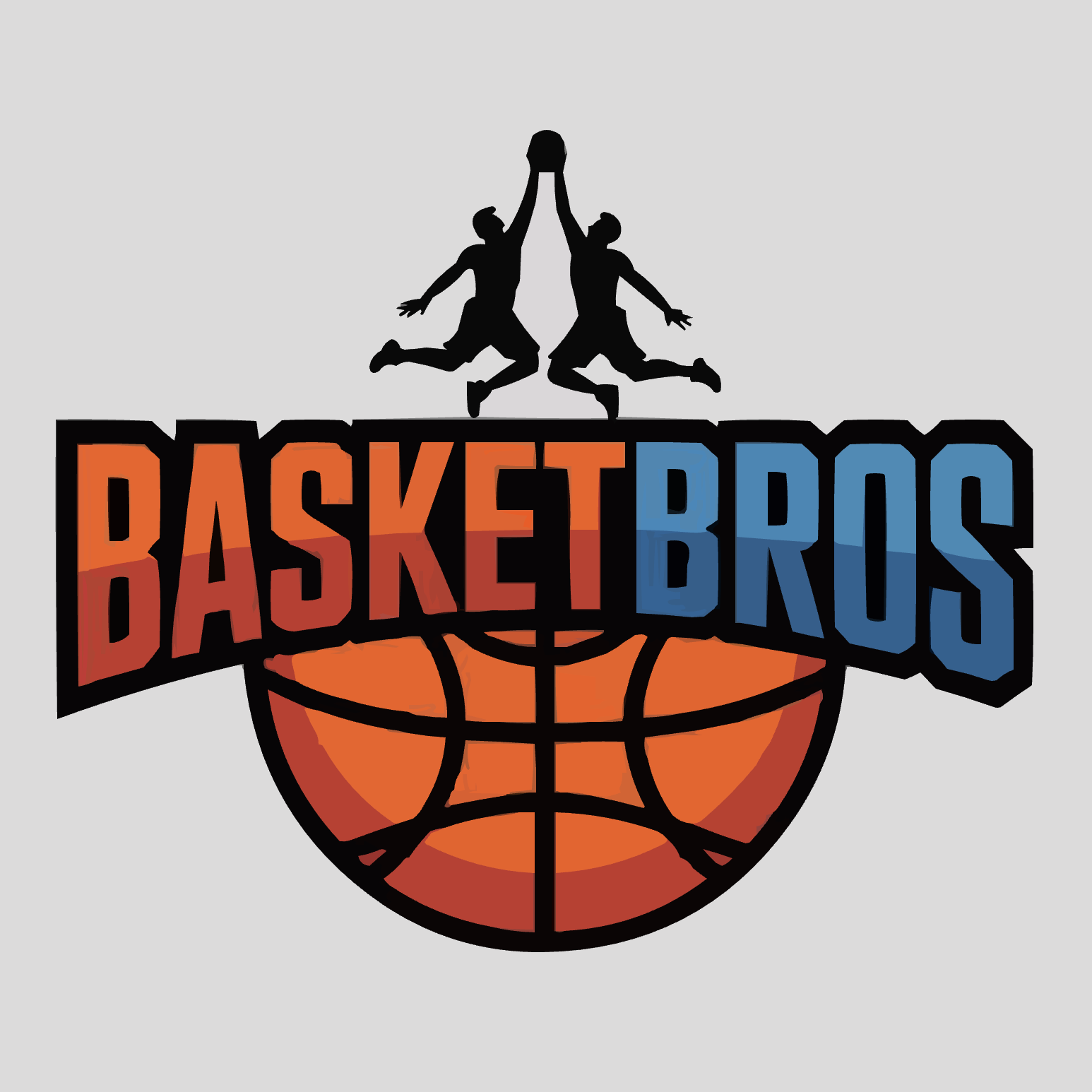 BasketBros Logo - Basketball Bros Game
